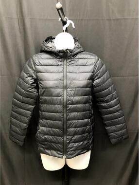 LANDS’ END BOYS LIGHTWEIGHT PACKABLE INSULATED JACKET BLACK LARGE